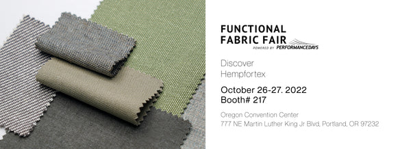Hemp Fortex Functional Fabric Fair 2022- Hemp Fortex