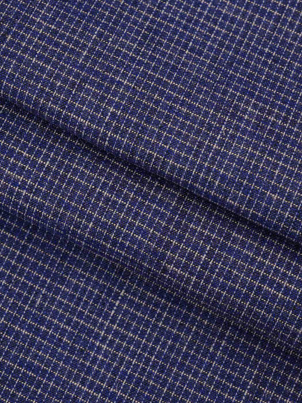 Hemp Fortex Hemp/Recycled polyester/spandex woven fabric HP5813Y Tiny plaid Hemp Fortex