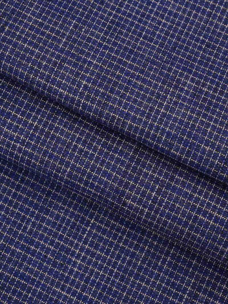 Hemp Fortex Hemp/Recycled polyester/spandex woven fabric HP5813Y Tiny plaid Hemp Fortex