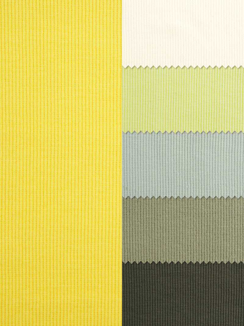 Hemp Fortex Organic Cotton & Spandex Heavy Weight Stretched Rib Fabric ( KR14090 ) HempFortexWeb