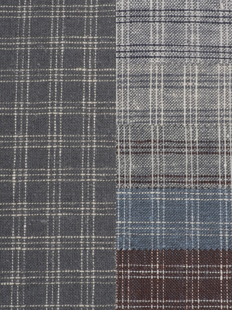 Hemp Fortex Hemp & Organic Cotton Light Weight Plaid Fabric