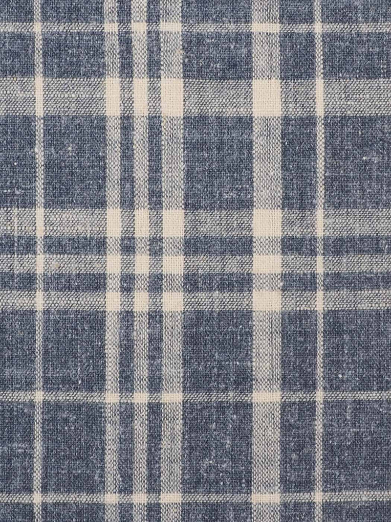 Hemp Fortex Hemp , Modal , Organic Cotton & Better Cotton Light Weight Slub Plaid Fabric