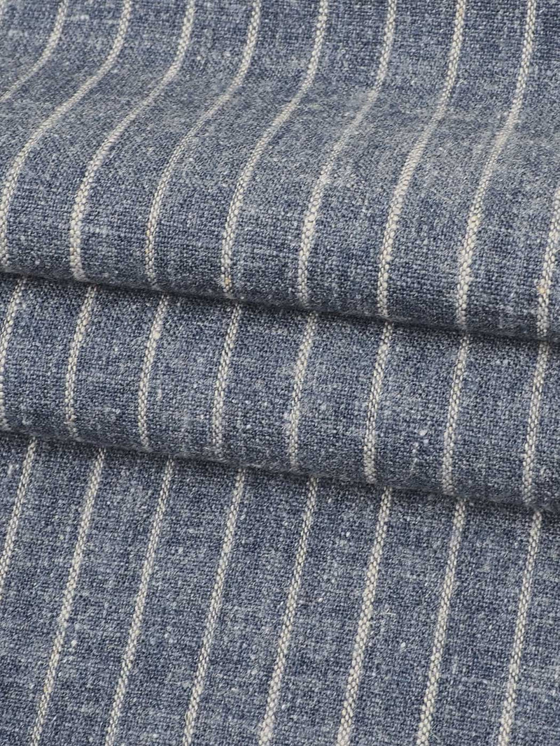 Hemp Fortex Hemp , Modal , Organic Cotton & Better Cotton Light Weight Slub Stripe Pain Fabric