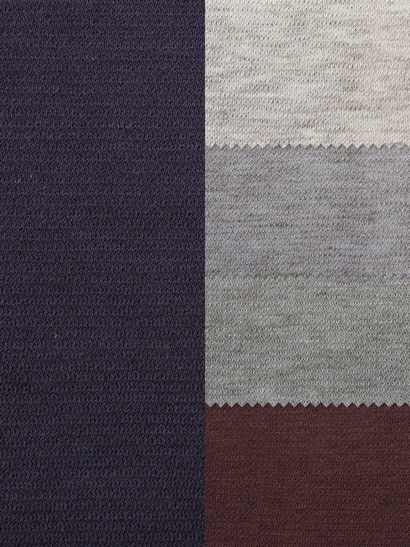 Hemp Fortex Hemp , Organic Cotton & Yak Mid-Weight JACQUARD JERSEY（KJ17857） HempFortexWeb