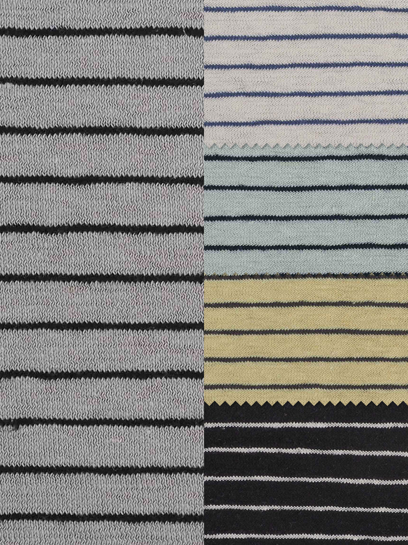 Hemp Fortex Hemp & Organic Cotton Mid Weight Yarn Dyed Jersey Fabric