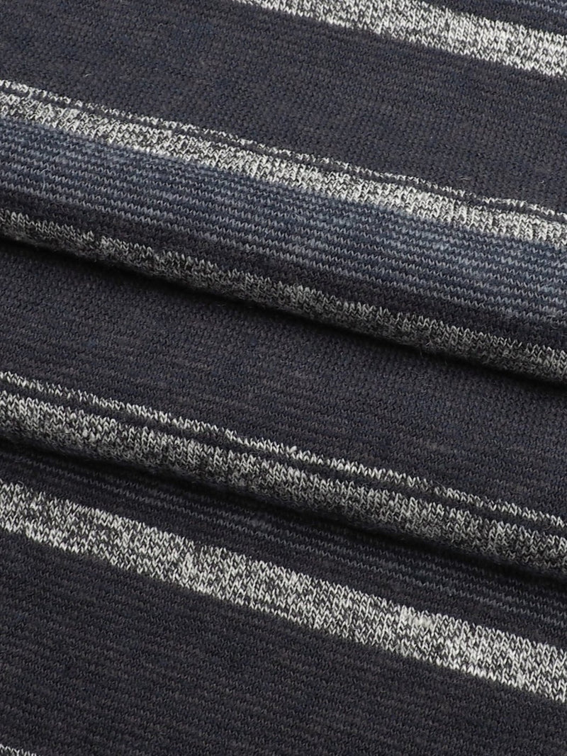Hemp Fortex Hemp & Organic Cotton Mid-Weight Stretched Stripe Jersey（KJ21B924） HempFortexWeb