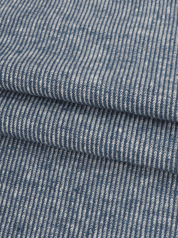 Hemp Fortex Hemp, Recycled Poly & Tencel Heavy Weight Yarn Dyed Jersey Fabric