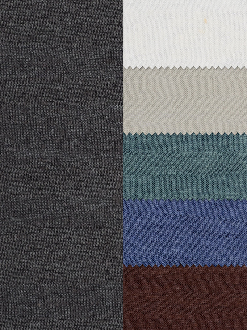 Hemp Fortex Hemp, Recycled Poly & Tencel Light Weight Herringbone Jersey Fabric