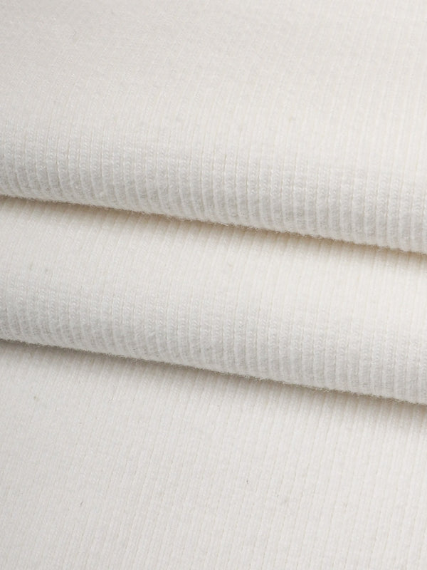 Hemp Fortex Organic Cotton & Spandex Heavy Weight Stretched Rib Fabric