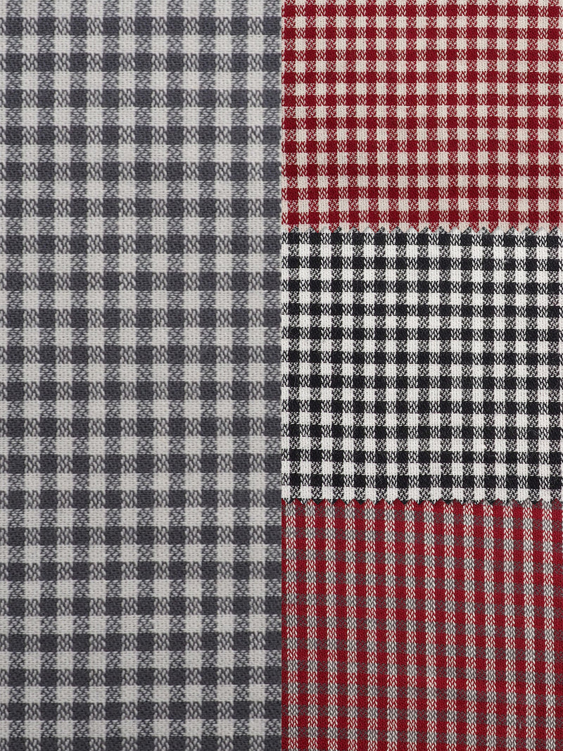 Hemp Fortex Pure Organic Cotton Light Weight Small Check Fabric（OG108C164） HempFortexWeb